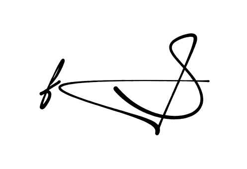 F S stylish signature PNG idea