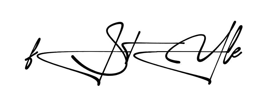 F Style stylish signature PNG idea