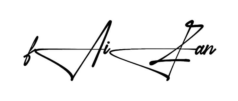Stylish Faizan signature design