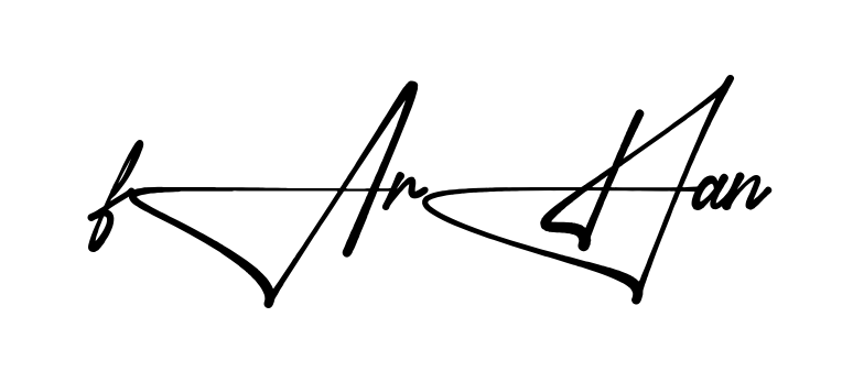 Stylish Farhan signature design