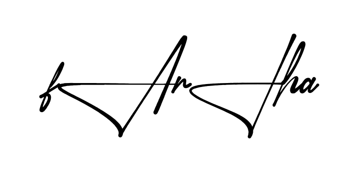 Stylish Fariha signature design