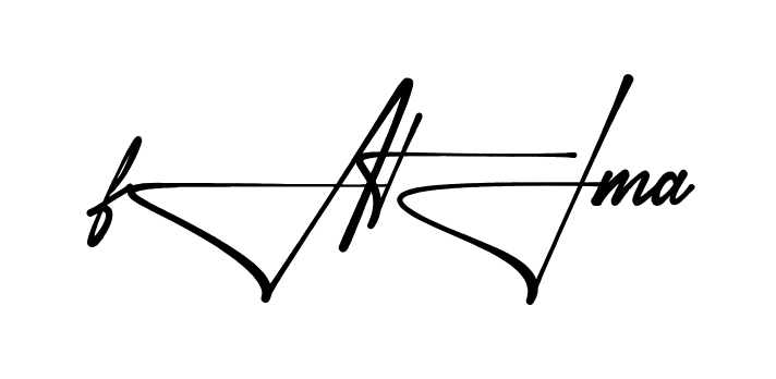 Stylish Fatima signature design