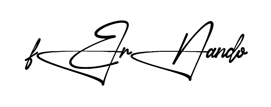 Stylish Fernando signature design