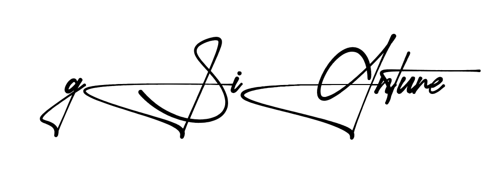 G Signature stylish signature PNG idea