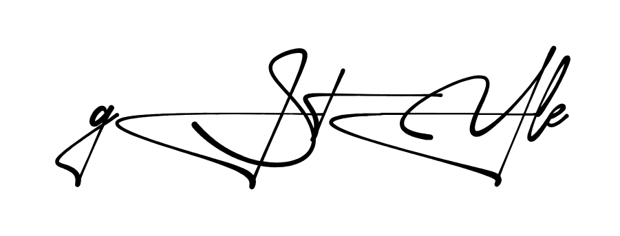 G Style stylish signature PNG idea