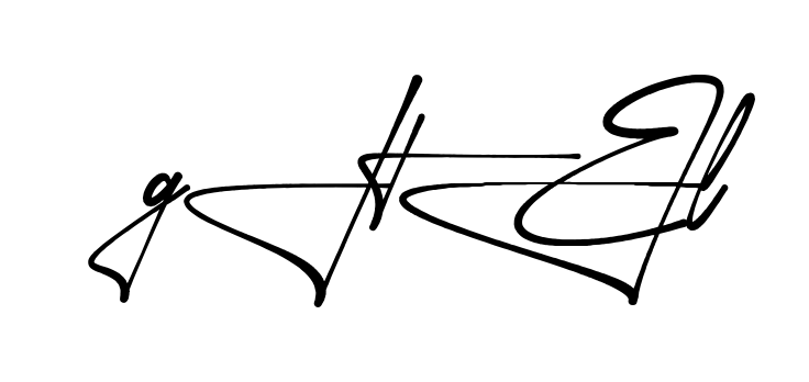 Gitel stylish signature PNG idea