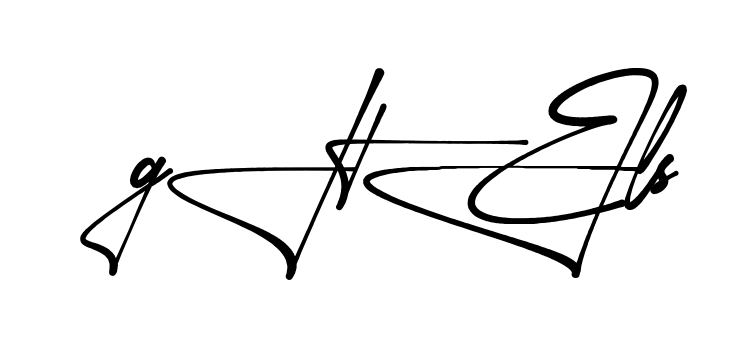 Gitel S stylish signature PNG idea