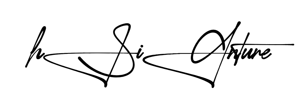 H Signature stylish signature PNG idea