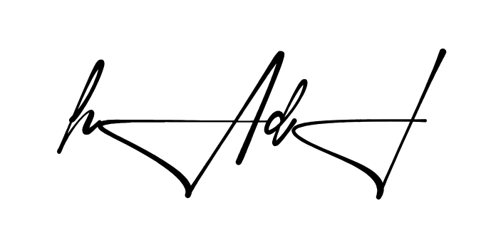 Stylish Hadi signature design