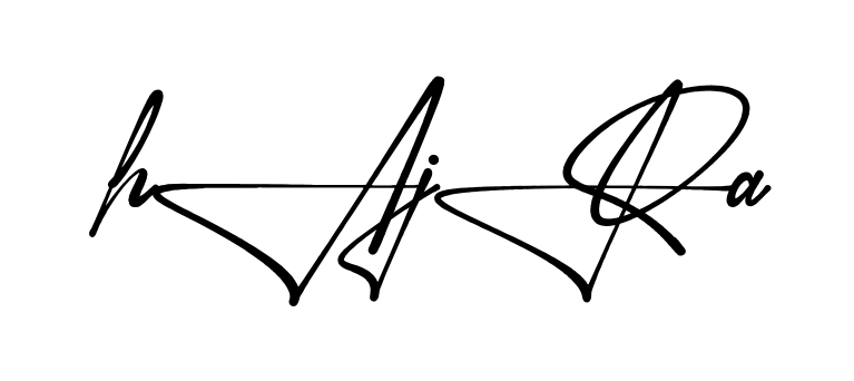 Stylish Hajra signature design