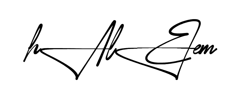 Stylish Haleem signature design
