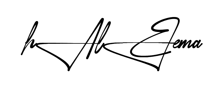 Stylish Haleema signature design