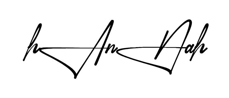 Stylish Hannah signature design