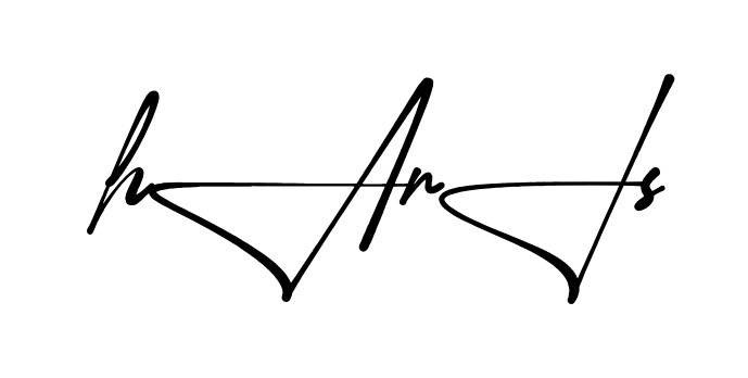 Stylish Haris signature design