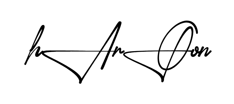 Stylish Haroon signature design
