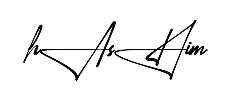 Stylish Hashim signature design
