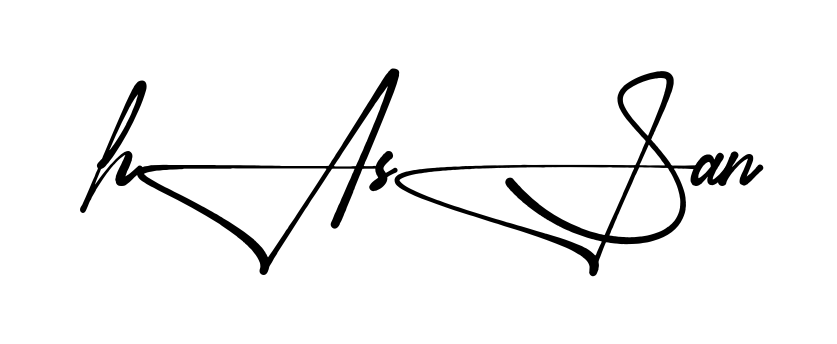 Stylish Hassan signature design