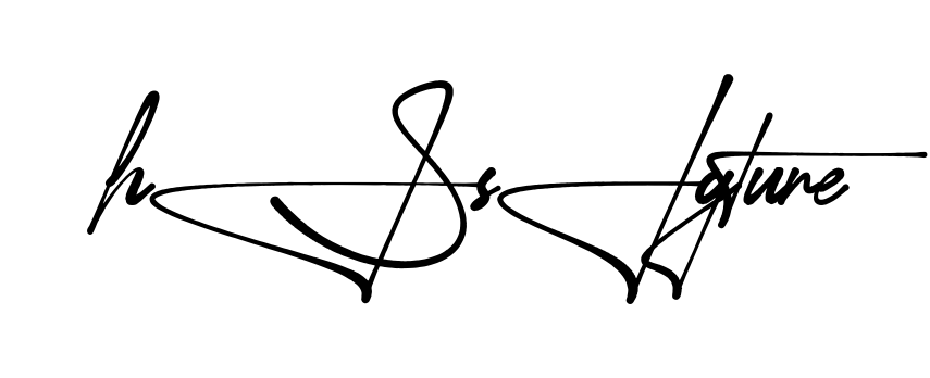 Hs Signature stylish signature PNG idea
