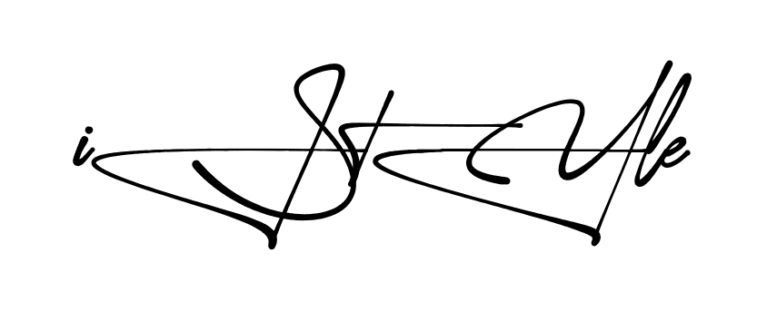 I Style stylish signature PNG idea