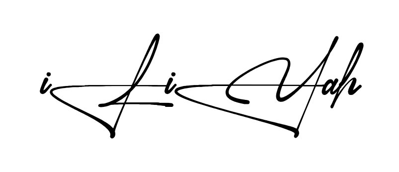 Iliyah stylish signature PNG idea