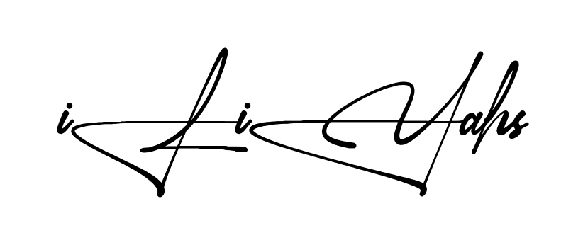 Iliyah S stylish signature PNG idea