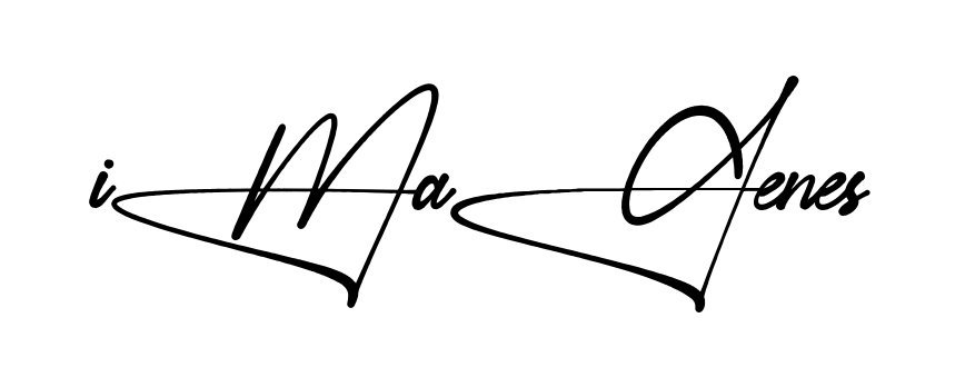 Imagene S stylish signature PNG idea