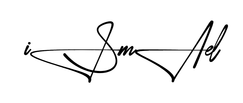 Stylish Ismael signature design