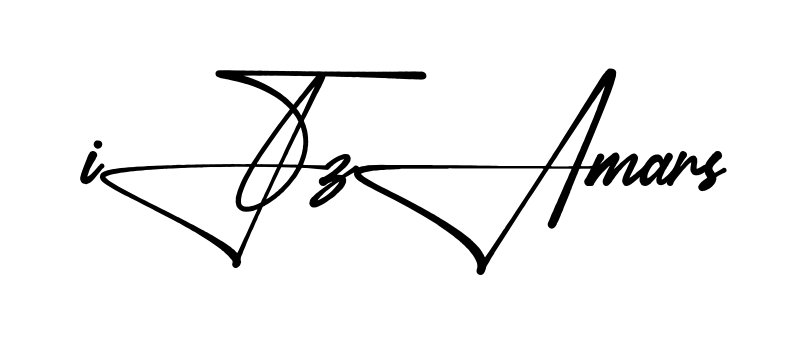Itzamar S stylish signature PNG idea