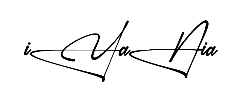 Iyania stylish signature PNG idea