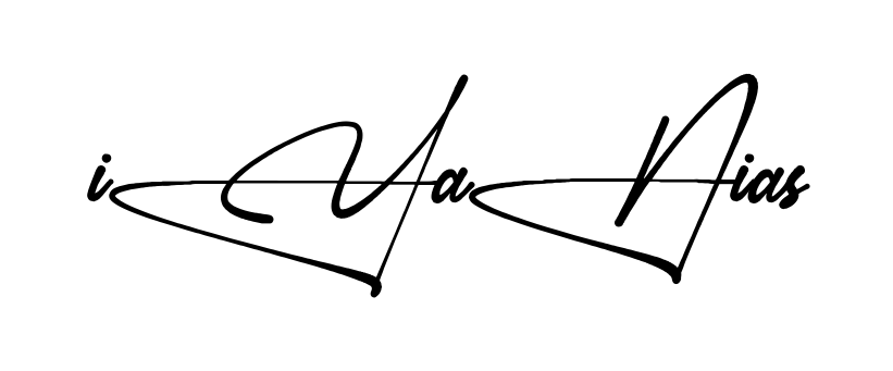 Iyania S stylish signature PNG idea