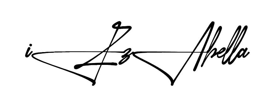 Izzabella stylish signature PNG idea