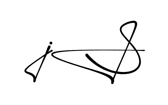 J S stylish signature PNG idea