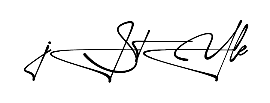 J Style stylish signature PNG idea