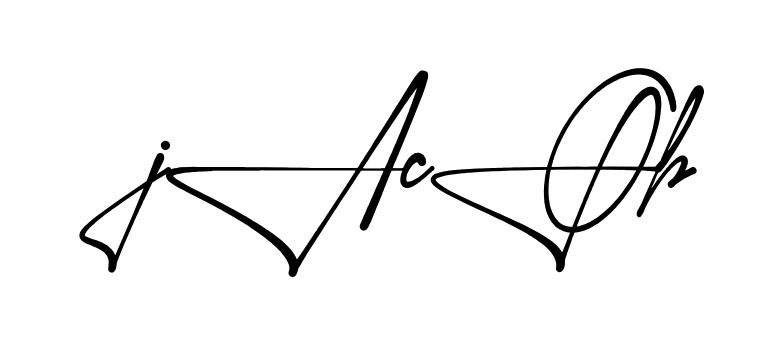 Stylish Jacob signature design