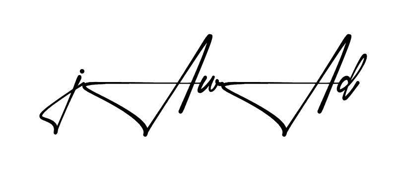 Stylish Jawad signature design