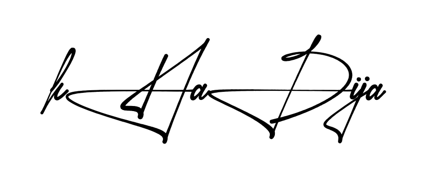 Stylish Khadija signature design