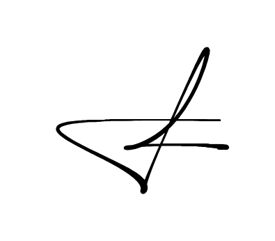 L stylish signature PNG idea