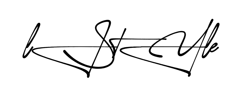 L Style stylish signature PNG idea