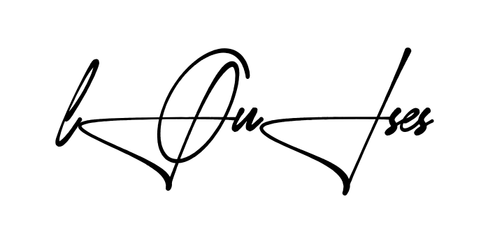 Louise S stylish signature PNG idea