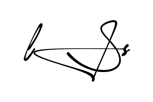 Ls S stylish signature PNG idea