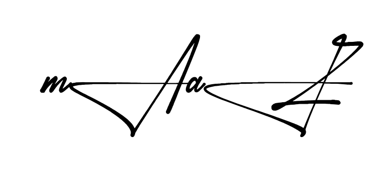 Stylish Maaz signature design