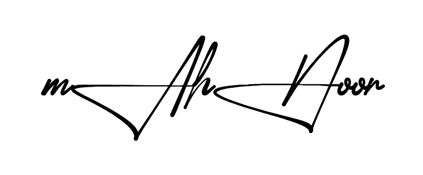 Stylish Mahnoor signature design