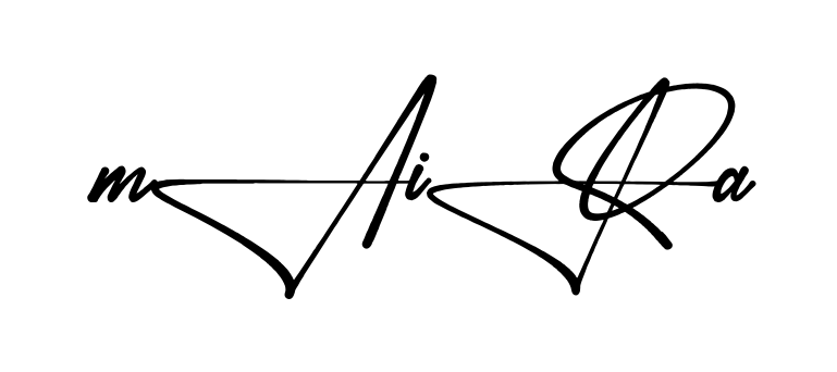 Stylish Maira signature design