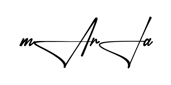 Stylish Maria signature design