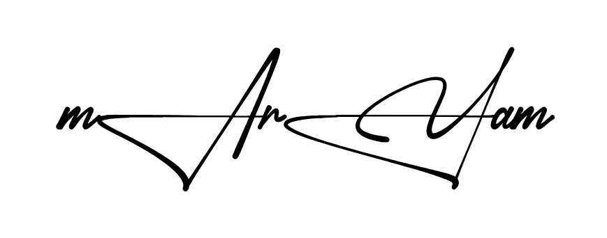 Stylish Maryam signature design