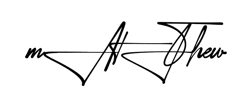 Stylish Matthew signature design