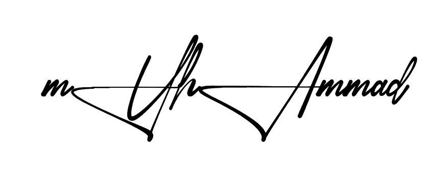Stylish Muhammad signature design