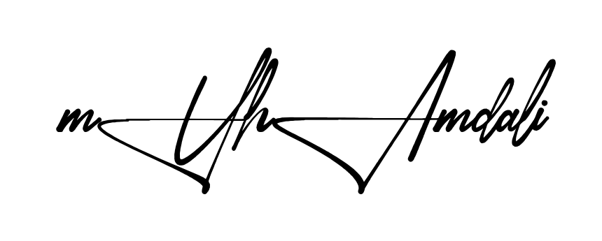 Stylish Muhammad Ali signature design