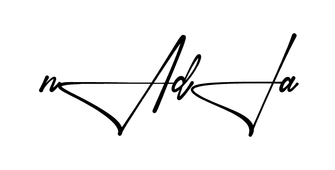 Stylish Nadia signature design