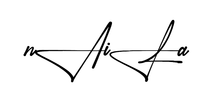 Stylish Naila signature design